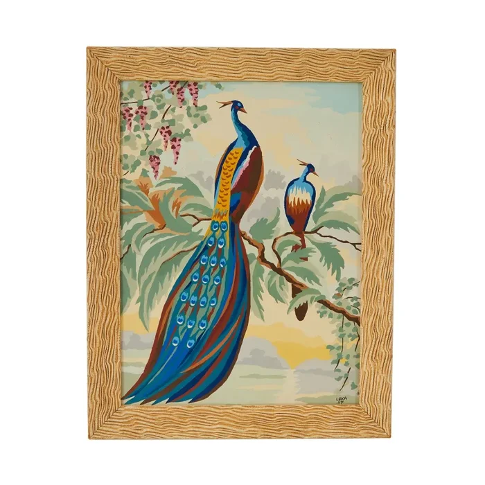 0031 (A+D) PBN Peacocks Beige Textured Frame on Sale