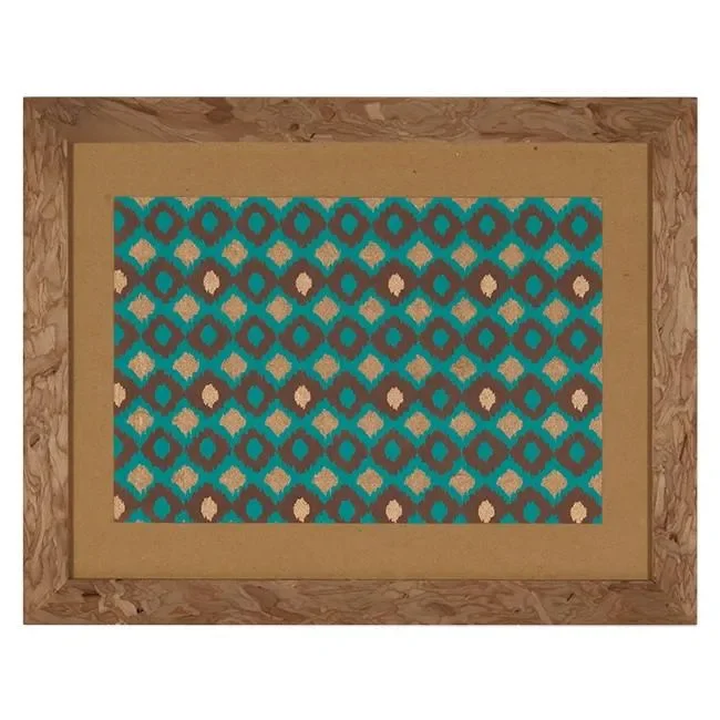 0365 (A+D) Blue Gold Pattern Large (17″ x 13″)