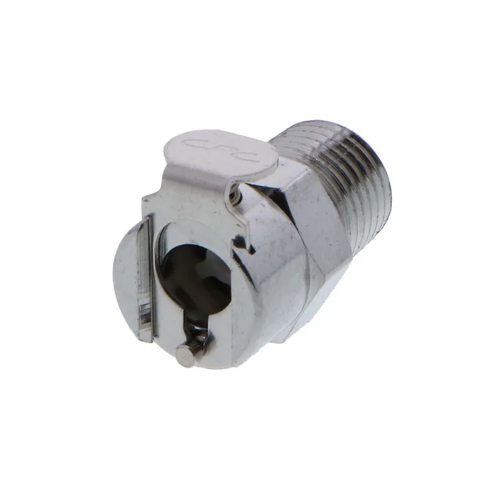 1/4 NPT Valved Chrome-plated Brass Coupling Body – VITON