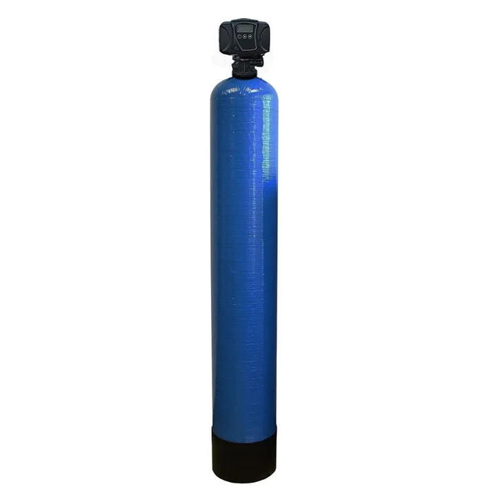 1.5 cu ft B/wash Carbon w/5600SXT Valve 10×54 Blue tank 1″ SS By-Pass