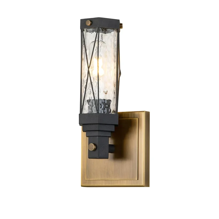1 Light Armed Wall lantern Sconce