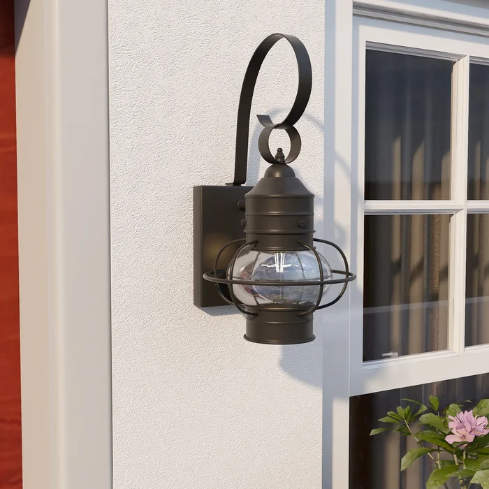 1- Light Onion Single Cottage Outdoor Wall Light – 7.21″x8.34″x13.91″