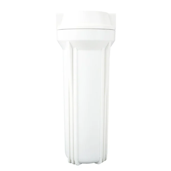 10″ Neo-Pure SlimLine Flat Cap Housing NSF White Cap/White Sump 1/2″ No Pressure Relief