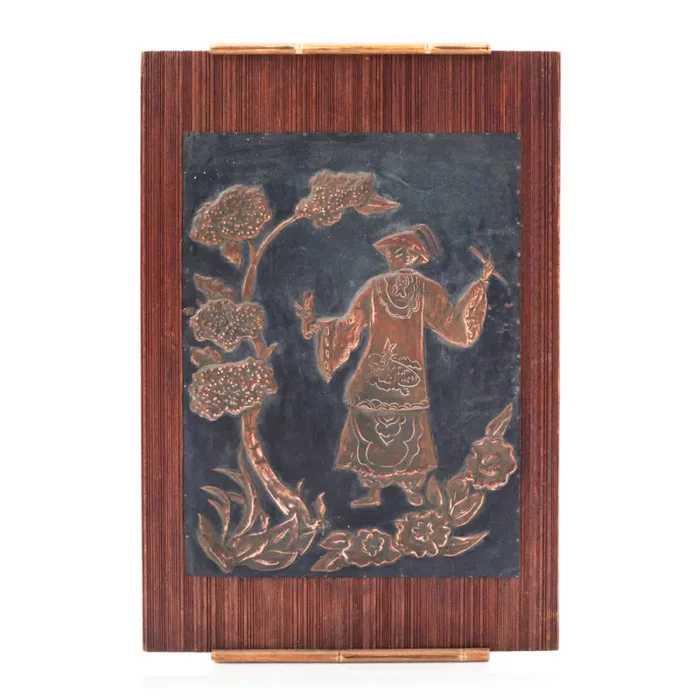 1100 (A+D) Asian Wood Man Panel