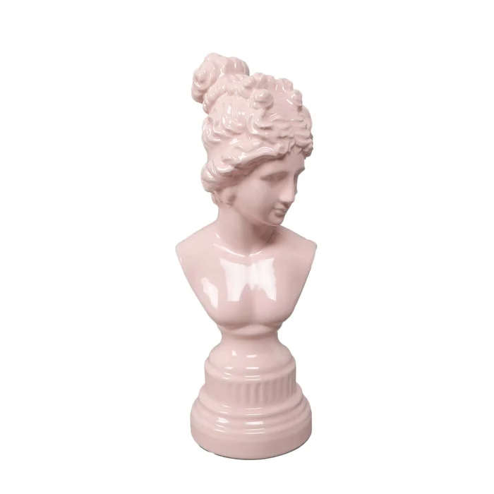 12″H Ceramic Greecian, Pink