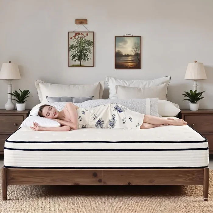 12 inch Medium Euro Top Gel Memory Foam Independent Bagged Spring Mattress in a Box