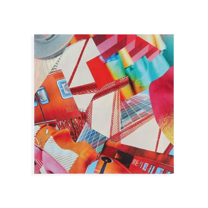 1388 (A+D) Red Blue Collage