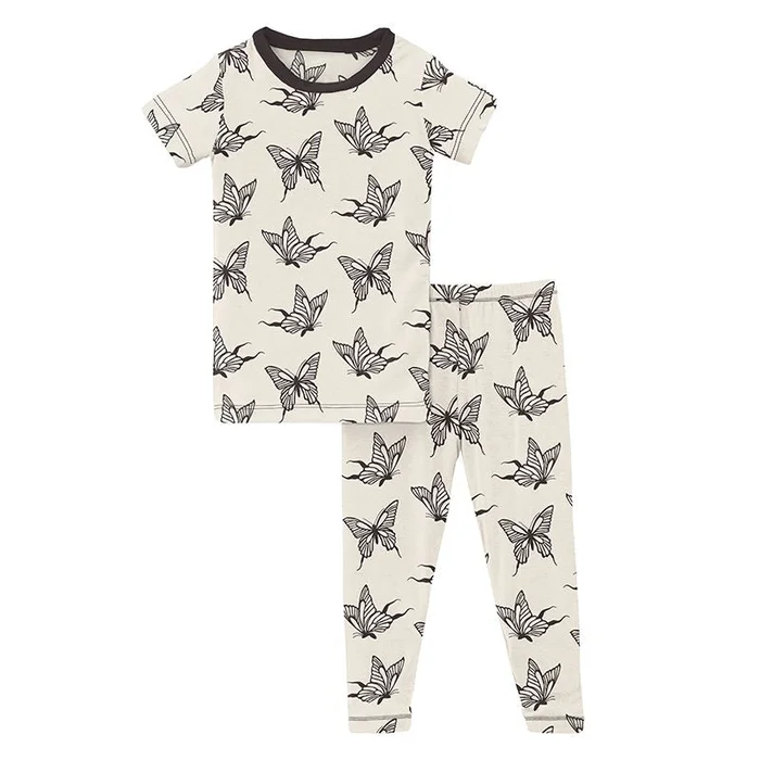 2 Piece Pajama (Short Sleeve) – Natural Swallowtail