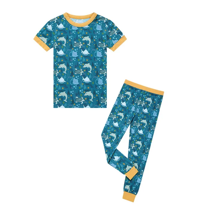 2 Piece Pajama (Short Sleeve) – Ocean Friends