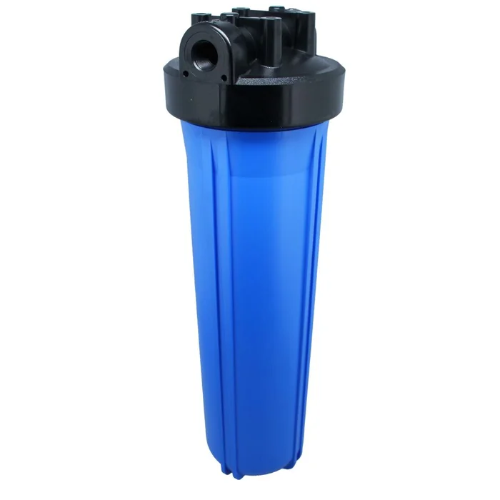 20″ Neo-Pure Big Flow Filter Housing Blue Sump/Black Cap 1″ without Pressure Relief