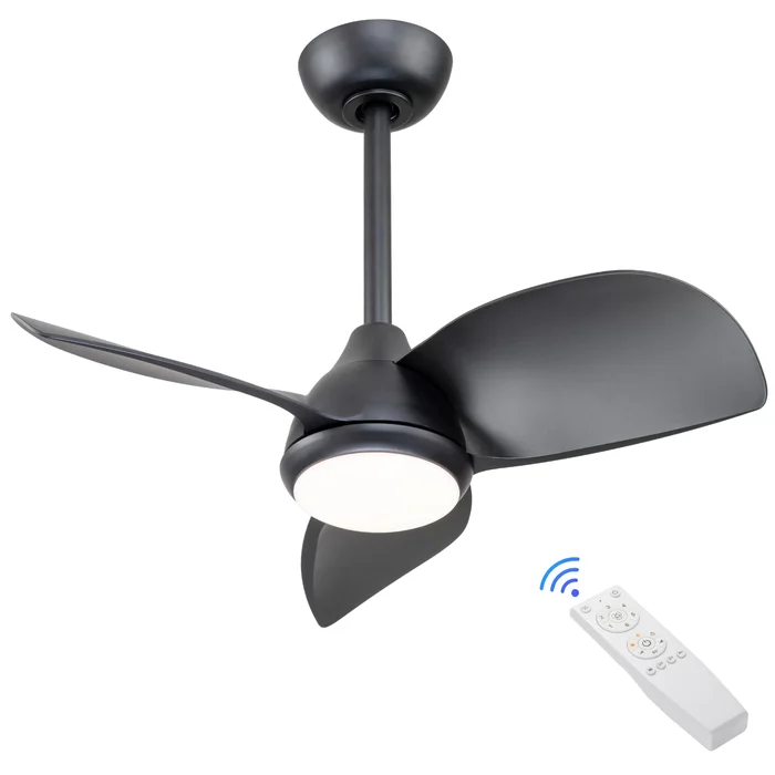 28 in 3 Blades Seletable color temperature LED Indoor Ceiling Fan – 28″
