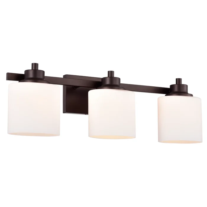 3-light Oil Rubbed Bronze Bath/ Vanity Light