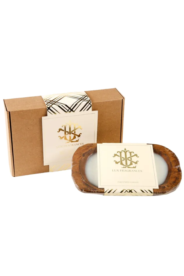 3-WICK DOUGH BOWL GIFT BOXED CANDLE