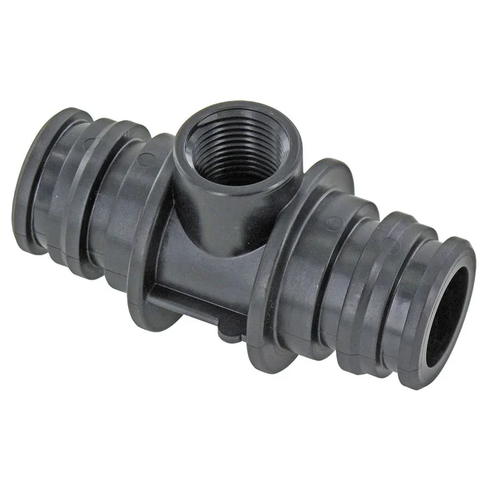 3M Water Filtration 85-8526 Double Ended Connector w/ Gauge Port for High Flow Manifolds