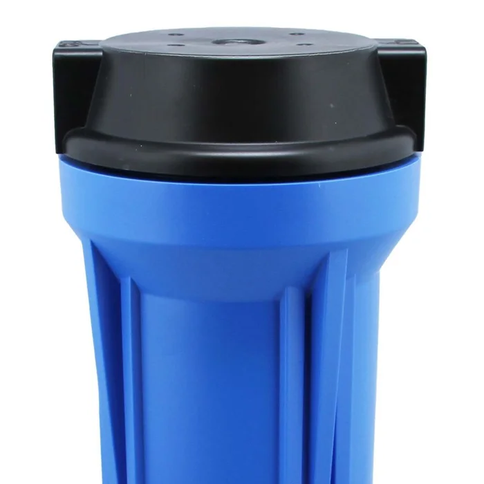5″ Neo-Pure SlimLine Filter Housing Black/Blue 3/8″ No Pressure Relief