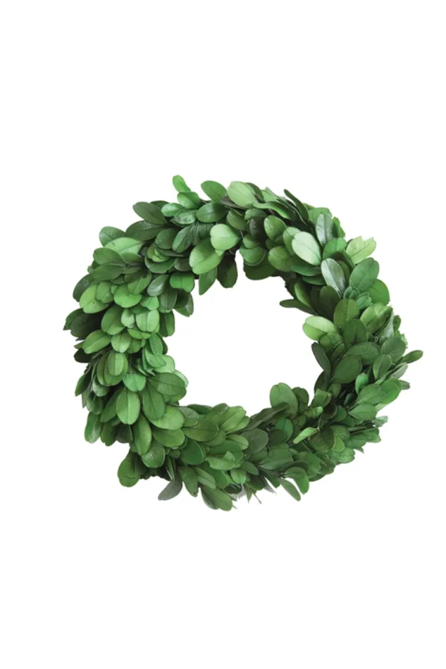 6″ Rnd Preserved Boxwood Wreath