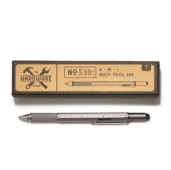 6 in 1 Multi Tool Pen in Gift Box
