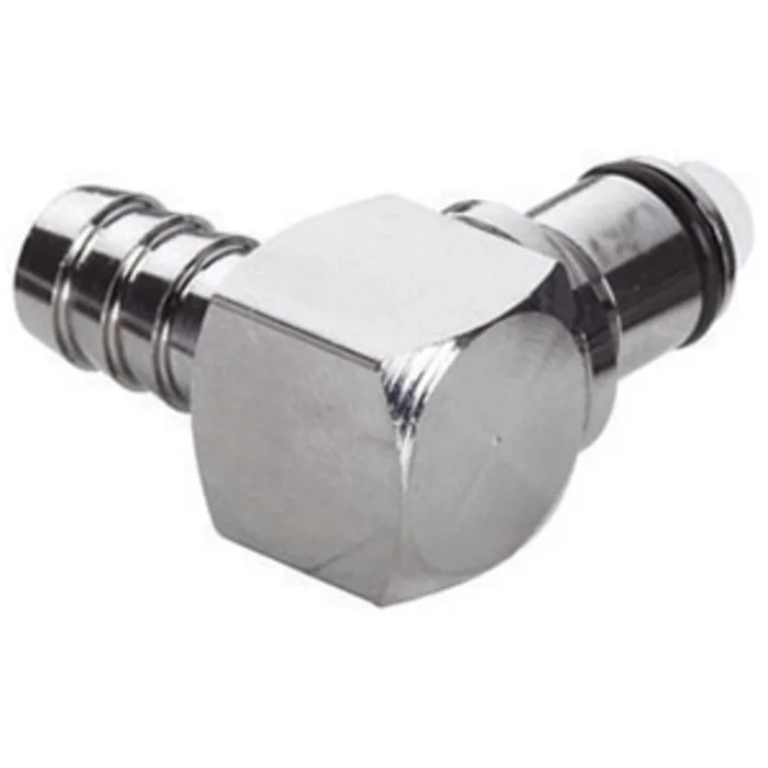 71300 NSF Valved Elbow Hose Barb Coupling Insert 3/8 ID Barb