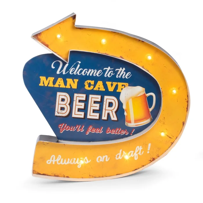 “Man Cave” Metal Sign