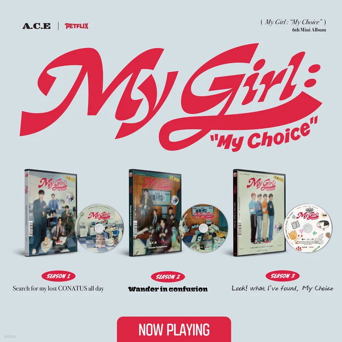 A.C.E – 6th Mini Album My Girl : My Choice (Random Ver.)