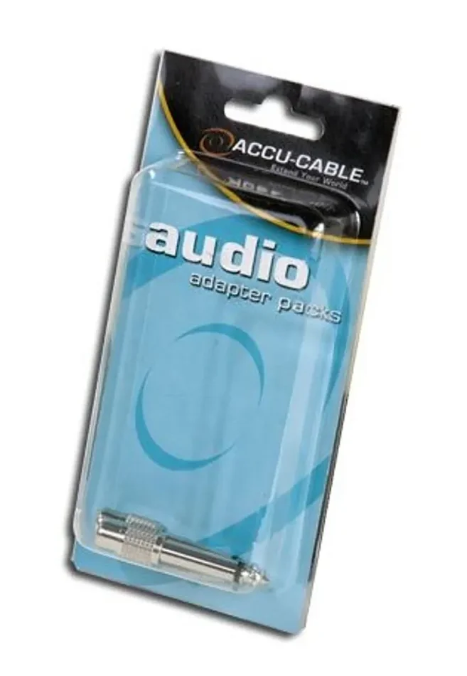 Accu-Cable ACQMRCAF, Male 1/4″ To Female RCA Adapter