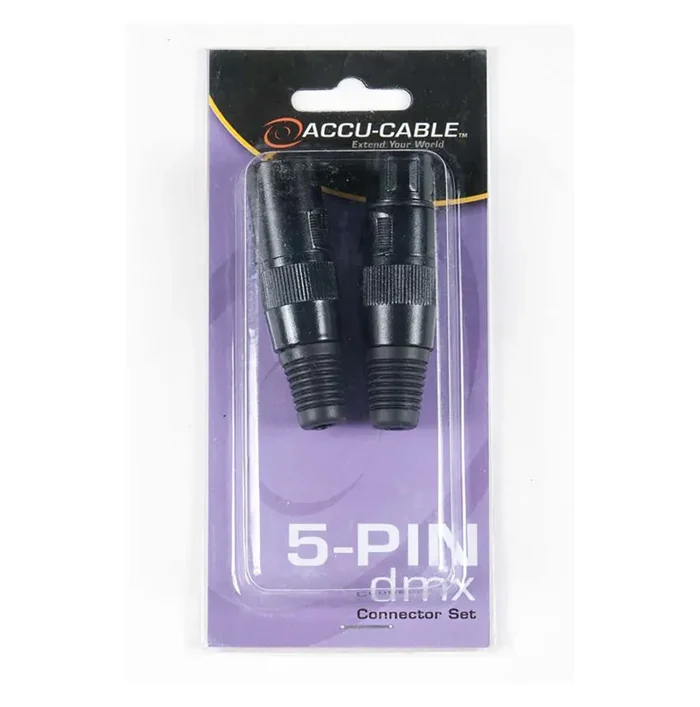 Accu-Cable ACXLR5PSET, 5-Pin DMX Connector Set