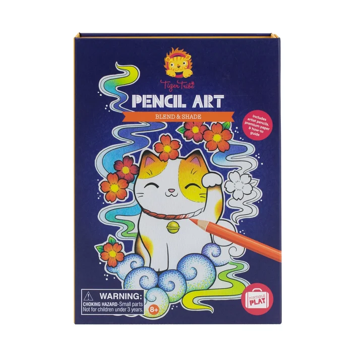 Activity Book – Blend + Shade Pencil Art