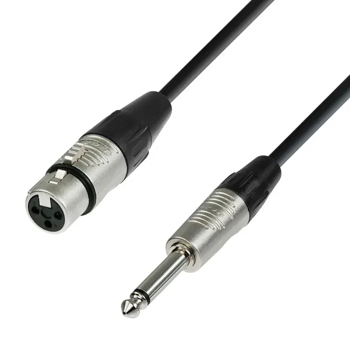 Adam Hall Cables 4 STAR MFP 0150 Microphone Cable Rean XLR Female to Jack TS – 1.5 M