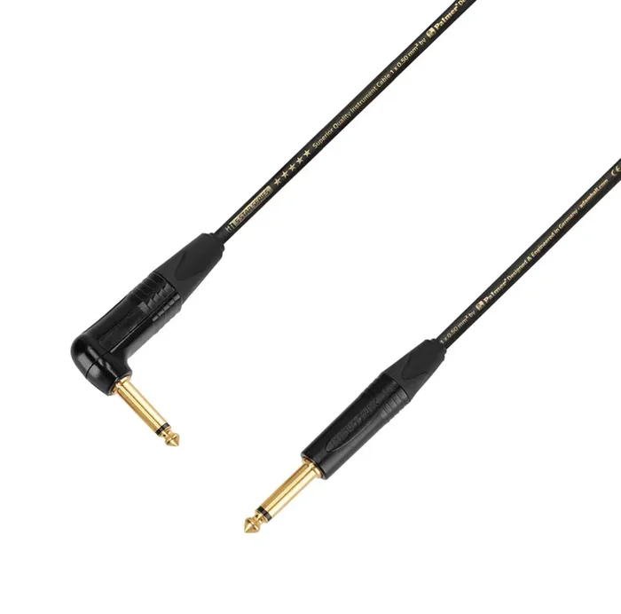 Adam Hall Cables 5 STAR IPR 0600 Instrument Cable Palmer and Neutrik Angled Jack TS x Jack TS – 6m / 20 Ft Online now