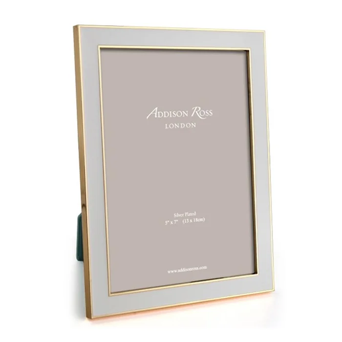 Addison Ross Chiffon & Gold Enamel Frame, 5*7
