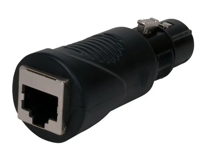 ADJ ACRJ455PM, Pro Grade RJ45 to 5pin XLR, DMX Adapter