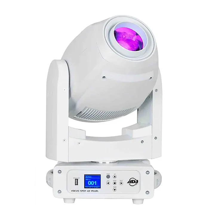 ADJ Focus Spot 4Z Pearl, Moving Head Spot Fixture with Motorized Focus and Zoom – White Discount