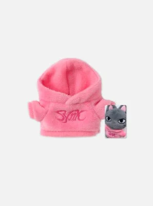 Aespa – 2024-25 Aespa Live Tour－Synk: Parallel Line－Encore Official MD Doll Pink Hoodie Set
