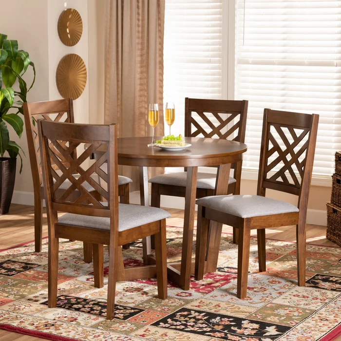 Alena Modern and Contemporary 5-Piece Dining Set