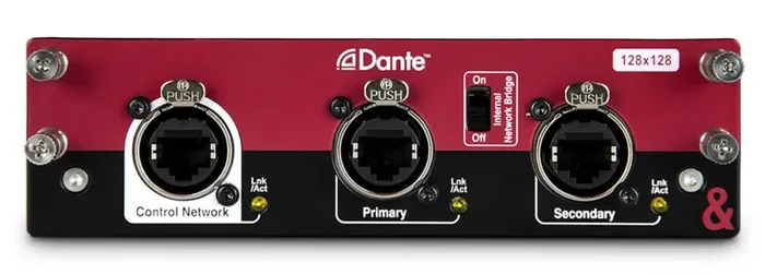 Allen & Heath M-DL-DANTE128-A, DANTE 128×128 Audio Networking Card