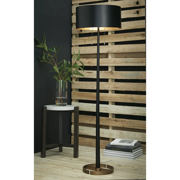 Amadell Metal Floor Lamp – 17.25″ W x 17.25″ D x 60″ H