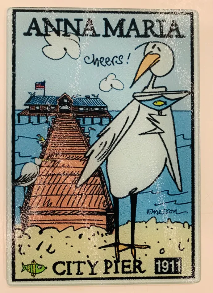 AMI City Pier Cutting Board/Hot Plate