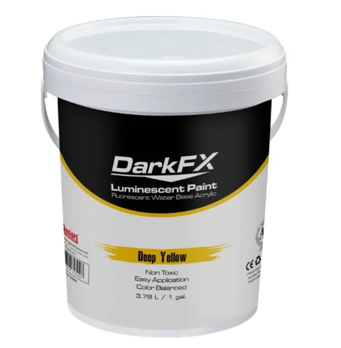 Antari DFX-VL1GL-DYL, Deep Yellow UV Paint – 1 Gallon