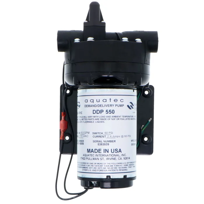Aquatec 5513-1E01-B606 Pump 6.0 gpm, 1/2 FPT, 115V AC NO Cord