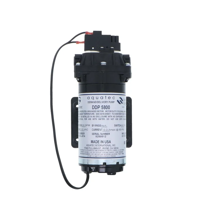 Aquatec 5850-7E12-J574 Pump .6 GPM, 3/8″JG, 115V