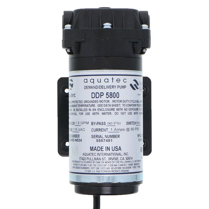 Aquatec 5853-2H02-N524 Pump 1.5 GPM, 3/8″JG, 115V