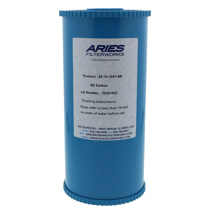 Aries AF-10-1091-BB Bone Char Fluoride Reduction Filter 4.5 x 10