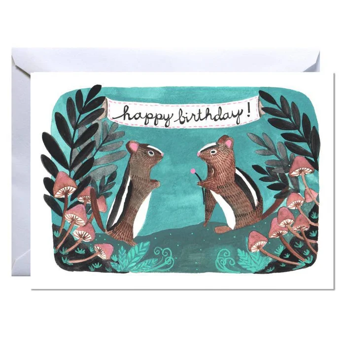 Art Card – Chipmunk Birthday