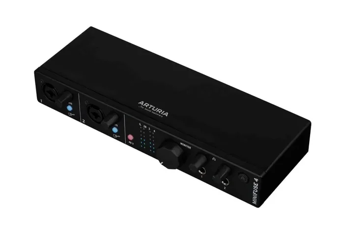 Arturia MiniFuse 4 Portable 4×4 USB Type-C Audio/MIDI Interface – Black