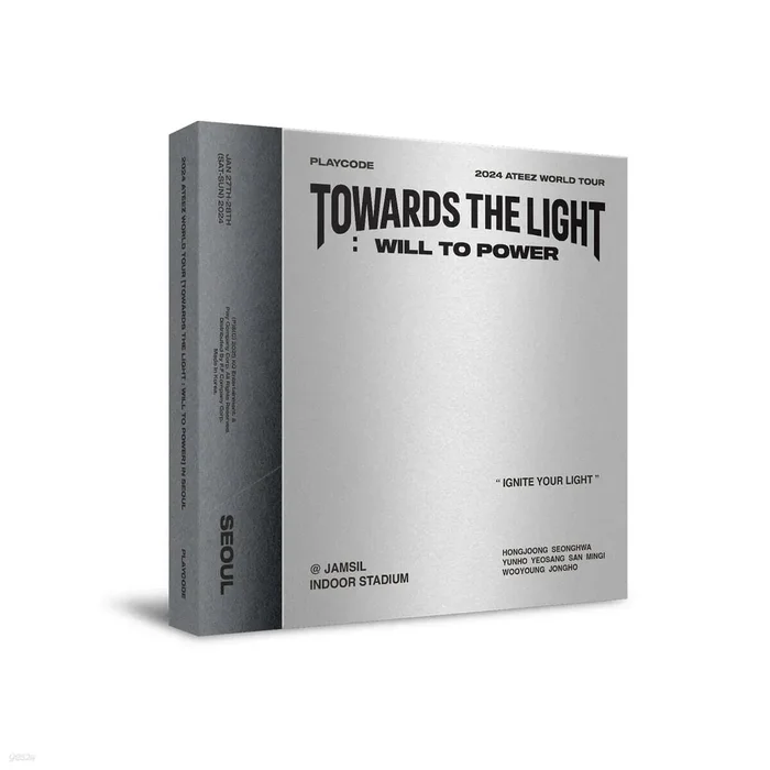 ATEEZ – Towards The Light : Will To Power In Seoul 2024 World Tour Playcode (Pre-Order Gift)