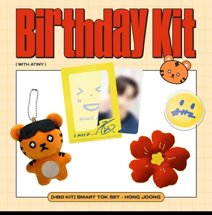 ATEEZ HONG JOONG – HBD KIT SMART TOK SET OFFIZIELLER MD
