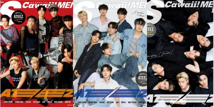 ATEEZ On Cover S Cawaii Men Japanese Magazine Special CommemoratIVE Edition