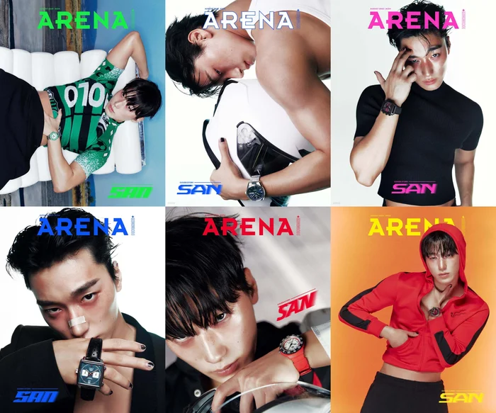 Ateez San – Arena Homme Magazine (August 2025)