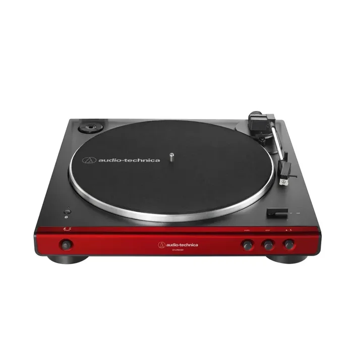Audio-Technica: AT-LP60XBT-RD Automatic Bluetooth Turntable – Red / Black