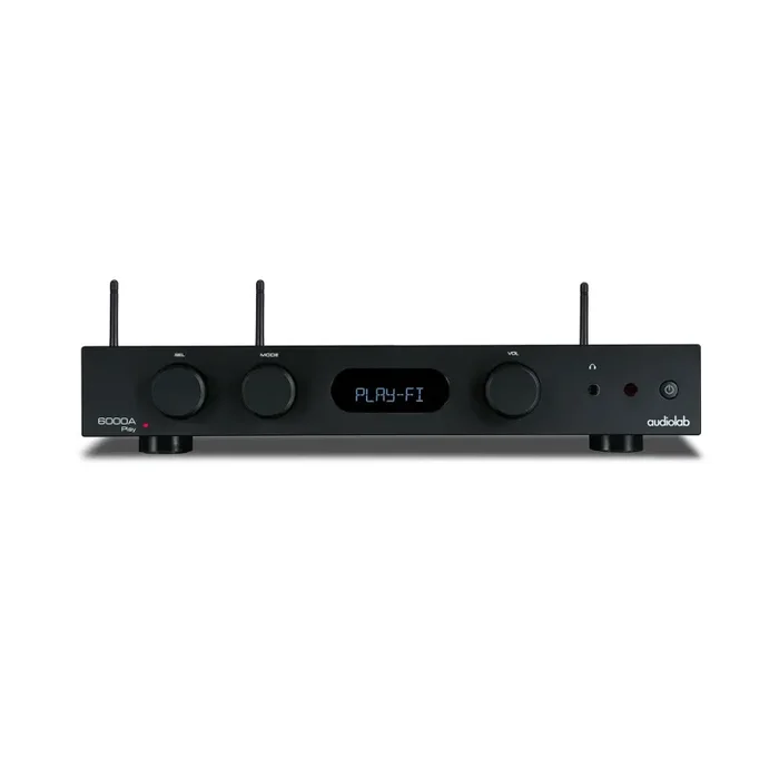 Audiolab: 6000A Play Integrated Amplifer + WiFi Streamer – Black (600APLAYBK)